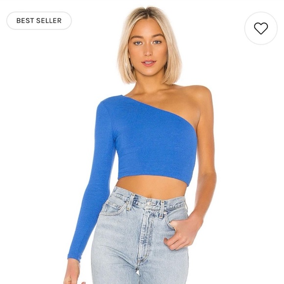 SUPERDOWN one shoulder crop top - Picture 3 of 3